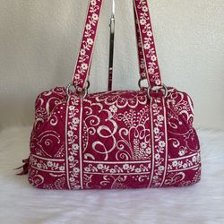 Vera Bradley Twirly Birds Pink Shoulder Bag
