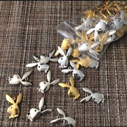 26 Playboy Bunny Charms/ Arts Crafts DIY Party 2025