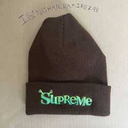 Supreme Shrek Logo Beanie