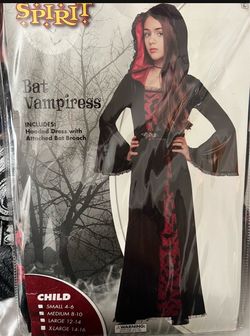 Costume Bat Vampiress Girl Costume