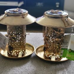 Solar Metal Bird Feeders