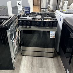 🔥Samsung BESPOKE Stainless Steel Slide In Gas Range With Air-Fry🔥