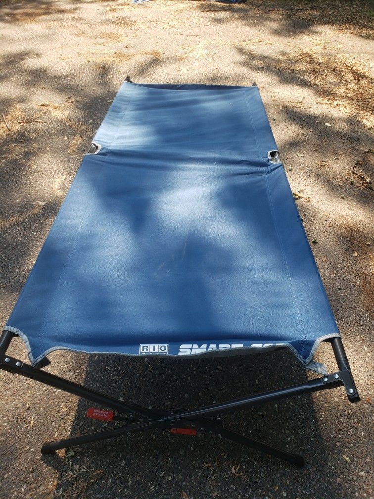 Rio Gear XL Camping Cot, Comfortable Camping Cots with Storage