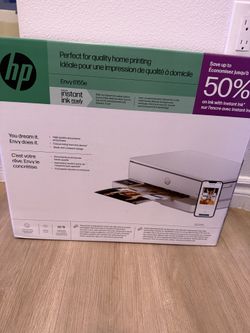 HP Envy 6155e Wireless All-in-One Color Inkjet Printer, Portobello, Print, scan, copy, Duplex printing Best-for-home, 3 month Instant Ink trial includ