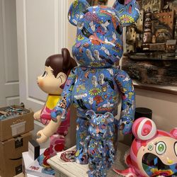 Bearbrick x Steven Harrington Magic Hour Figure       Lot 1000%, 400%/100%  👇