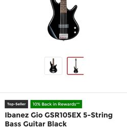 Ibanez 5-String Bass Guitar Black