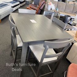 5-Pc Counter Height Table Set