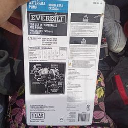 Everbilt Waterfall Sump Pump 