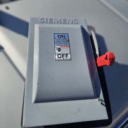 60a 3 Phase Fused Disconnect With Fuse