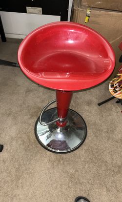 Stool Chair Red
