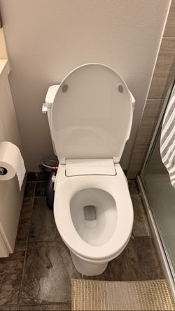TOTO Elongated Two-Piece Toilet with Atzeste Bidet Seat
