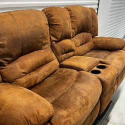 Recliner Loveseat & Recliner Sofa