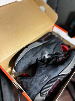 Nike Air Max Sneakers Black Red