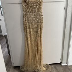 Gold Diamond Dress