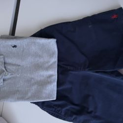 Ralph Lauren Boys Uniform Shirt And Shorts 