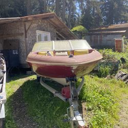 1995 Glastron Boat With Calkings Trailer 