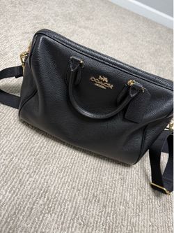 Black COACH HAND , SHOULDER & CROSSBODY PURSE