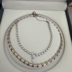 Lab Dimomd Necklace 