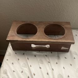 Dog Food Bowl Stand 