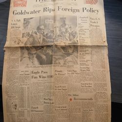 Coldwater Rips Foreign Policy