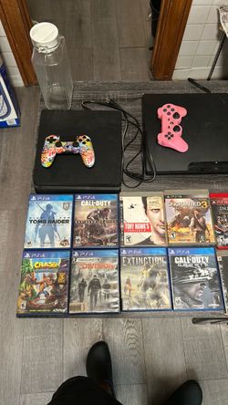 PS4,PS3,and PS2 Console Bundle with Games and Controllers