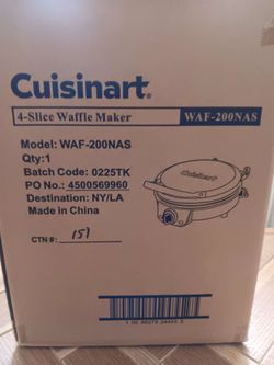 4 slice waffle maker