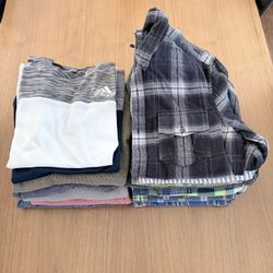 Grab Bag Of Men’s Clothes-Size Small-adidas, Abercrombie, Lucky, Levi’s, More