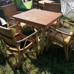 1940’s Bamboo And Rattan Furniture 
