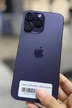Unlocked - iPhone 14 Pro Max 128 Gb and clean imei