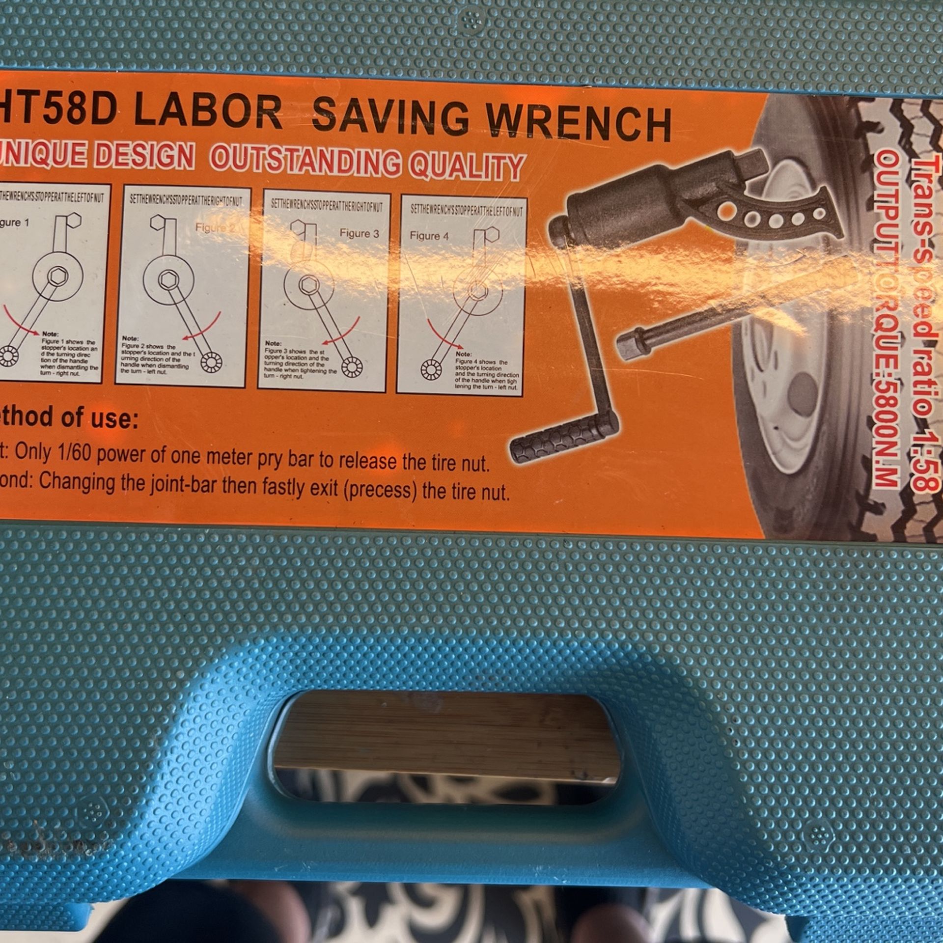 Labor Saving Wrench Tire Removal