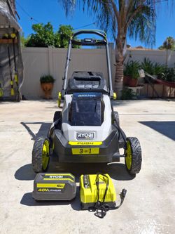 Ryobi 40V HP Brushless 20" Lawn Mower Kit