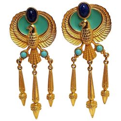 Avon Elizabeth Taylor Egyptian collection Cleopatra Earrings