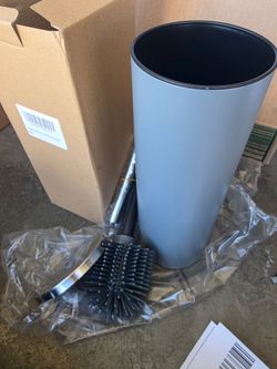 Toilet Bowl Brush Gray