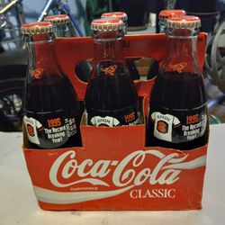 Vintage 1995 Coca Cola Six Pack 