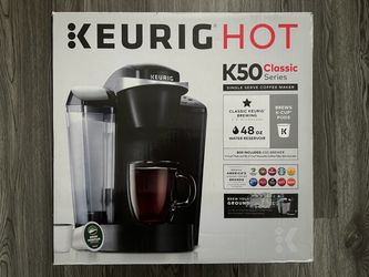 Keurig Hot K50 Classic BLACK Single Cup Pods