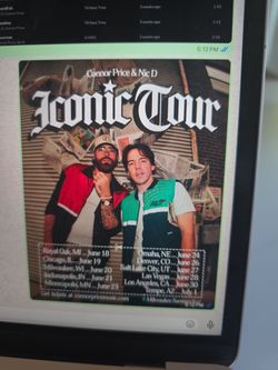 Concert tickets - 5 Connor Price & Nic D iconic Tour