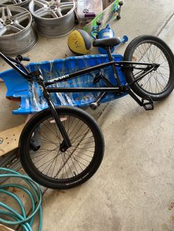 BMX bike with 22 in wheels