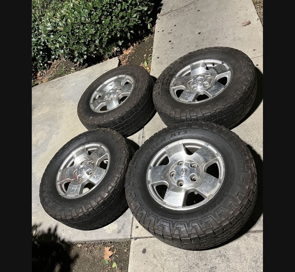 4 X 275/70r17 5x150 5x5.51 Stock Alloy Tundra Sequoia Wheels Rims Tires!