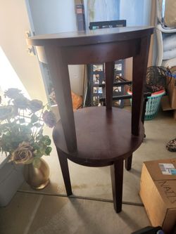 Brown Wood End Tables