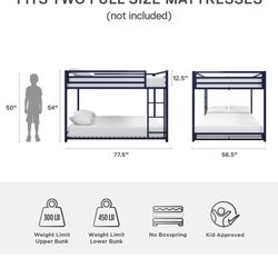 Bunk Bed w/ mattresses