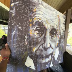 Albert Einstein Painting