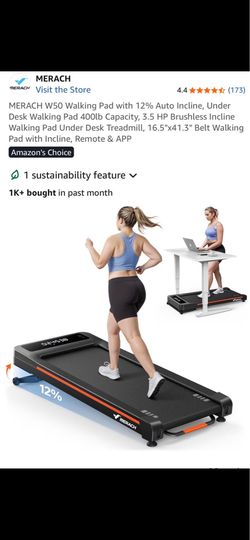 Merach treadmill MR-T25 with remote control and auto incline in excellent condition