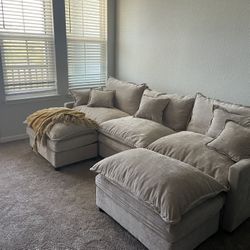 COUCH Sectional And BED WITH STORAGE 