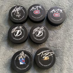 Autographed Pucks