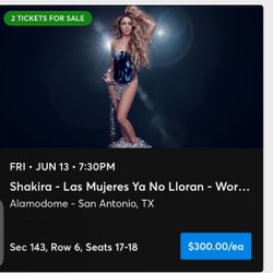 SHAKIRA TIX