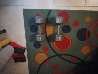45lbs Dumbbells