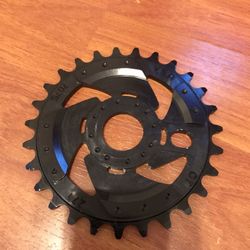 GT 27t Sprocket Black Bmx Alloy Made In Usa Haro Bikes