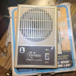 Rembrandt Home Security Window Alarm Vintage