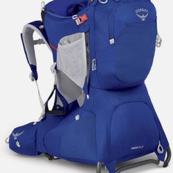Osprey Poco Plus Child Carrier Backpack Like New (Blue)