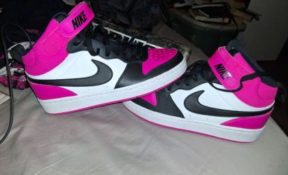 Nike High-Top Sneakers Pink Black White
